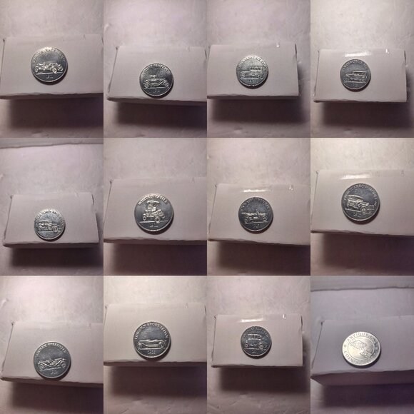 1960s Sunoco Antique Car Coin Series Set of 25 Aluminum Tokens + Duplicates - Picture 2 of 2